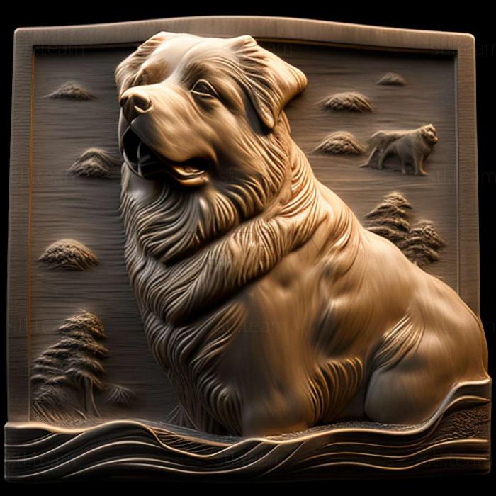 3D model Tuvan Shepherd dog (STL)